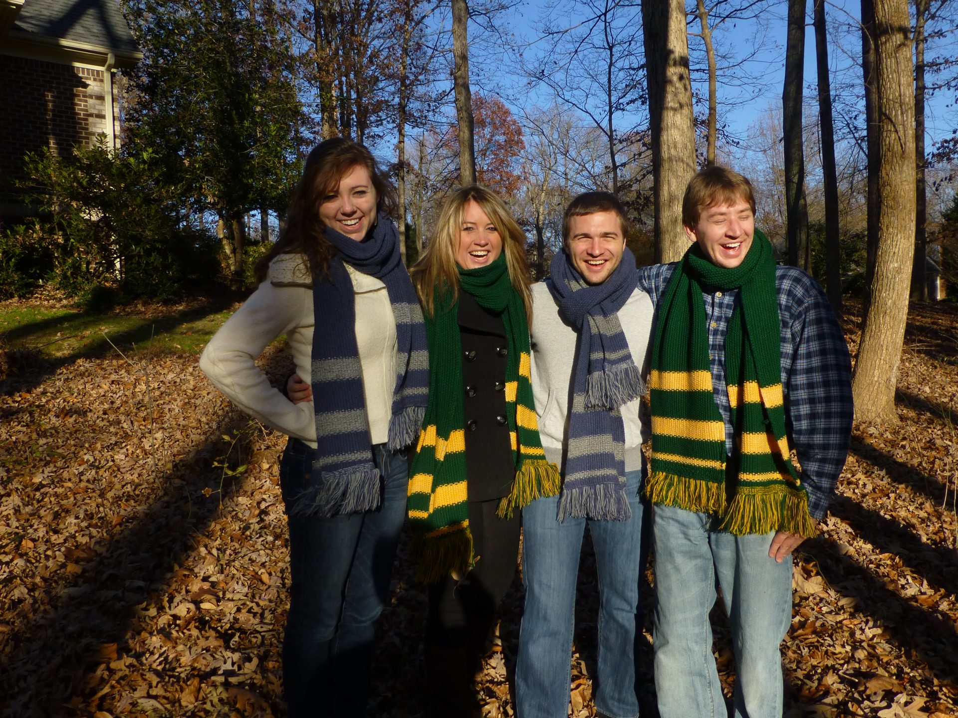 Vermont Scarf outdoors